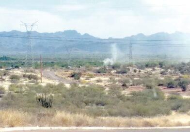 AL NORTE DE GUAYMAS Malvivientes queman llantas y provocan temor entre los vecinos