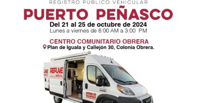 Anuncia Gobierno de Sonora recorrido de módulo itinerante de Repuve por municipios